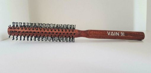 Picture of Vain Small Round Hair Brush Roller Wooden Handle 91